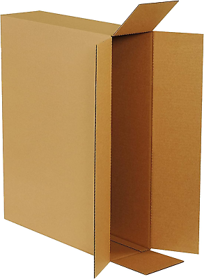 #ad Shipping Side Loading Boxes Large 26quot;L X 6quot;W X 20quot;H 10 Pack Corrugated Cardbo $76.99