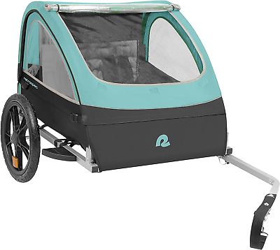 #ad Rover Kids Bicycle Trailer Single and Double Passenger Children’s Foldable $315.99