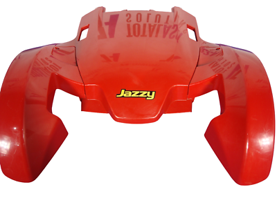 #ad Jazzy Elite HD Complete Shroud Set Red Plastic Trim Top Battery Cover Computer $149.98
