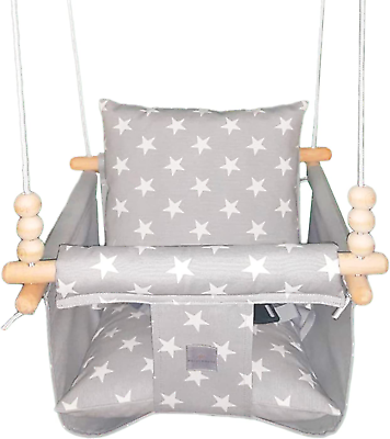 #ad Baby Swing Seat with Safety Belt Hanging Indoor Swing for Kids amp; Temporary B $45.36