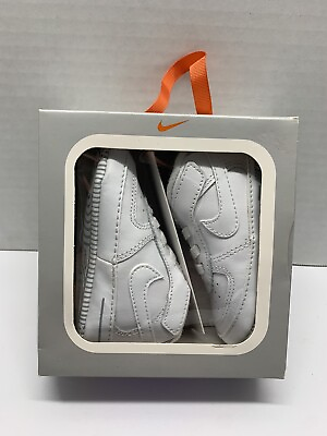 #ad BRAND NEW Nike Air Force 1 Infant Toddler Baby Size 4C Shoes 844103 100 LOOK $63.00