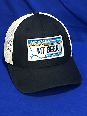 #ad Big Sky Brewing Co Hat Cap Snapback Mesh Trucker Missoula MT Montana Beer Nice $12.95