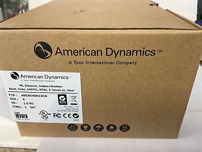 #ad American Dynamics ADCBEH0922CN VR Discover Indoor Outdoor Black 540TVL 9 22MM $260.00