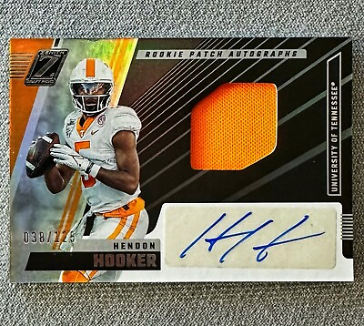 #ad 2023 Panini Chronicles Zenith ZA HH Hendon Hooker rookie patch auto RPA 125 $29.99