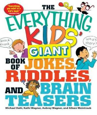 #ad The Everything Kids#x27; Giant Book of Jokes Riddles and Brain Teasers GOOD $4.18