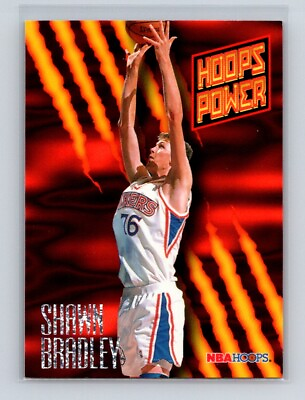 #ad 1994 95 Hoops Shawn Bradley #PR 39 76ers Hoops Power Stat Power Ratings $3.45