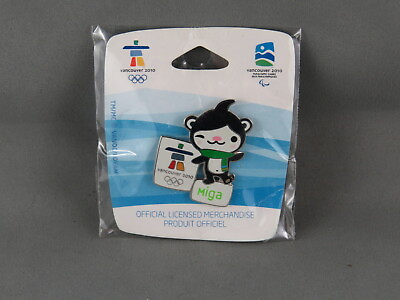 #ad Vancouver 2010 Olympic Pin Miga the Mascot Inlaid Pin $14.39