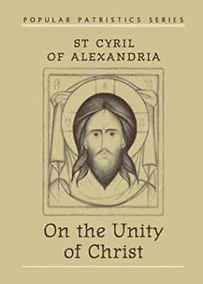 #ad On the Unity of Christ Popular Paperback by Saint Cyril of Very Good $11.05