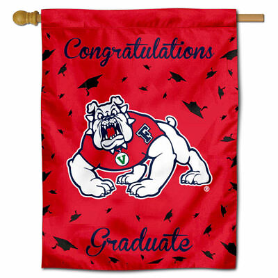 #ad Fresno State University Graduation Gift Decorative Flag $29.50