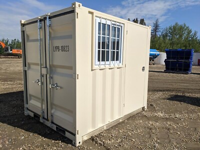 #ad 8ft Small Cubic Shipping Storage Container Conex w Window and Door NEW $5000.00