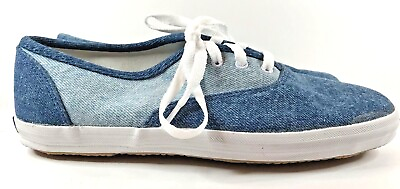 #ad Keds Women Champion Oxford Sneaker Blue Denim Two Tone Size 6M In Box No Lid $27.97