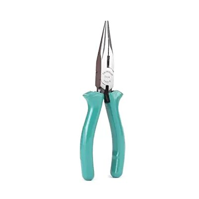 #ad Taparia Long Nose Pliers Insulated with Thick C.A. Sleeve Green Free Shipping $24.20