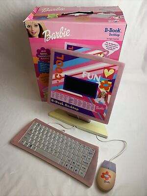 #ad Vintage Barbie B Book Desktop Computer Laptop Mouse Tested And Working $199.99