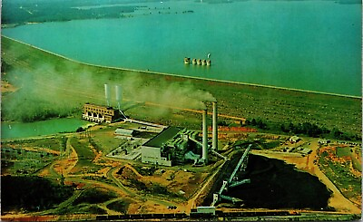 #ad Vtg South Carolina Lake Murray Saluda Dam Mcmeekin Generating Station Postcard $14.99