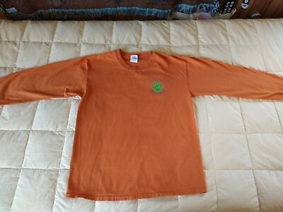 #ad Gildan 100% Cotton Lg Sleeve Medium T Shirt $3.00