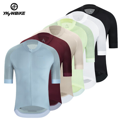 #ad Mens Summer Cycling Jersey Short Sleeve MTB Bike Shirt Mesh Bicycle Clothes $32.01