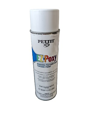 #ad Pettit Marine Paint 3106 EZ Poxy Easypoxy Semi Gloss White Aerosol $42.50