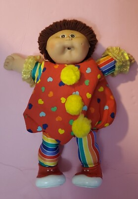 #ad Cabbage Patch Doll Clown Kid Vintage 1980s With Diaper and Shoes $11.99