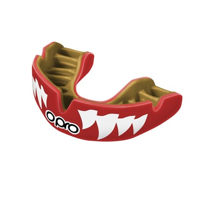 #ad Opro Kids Power Fit Mouth Guard Red Jaws Gum Shield MMA Boxing Martial Arts $44.33