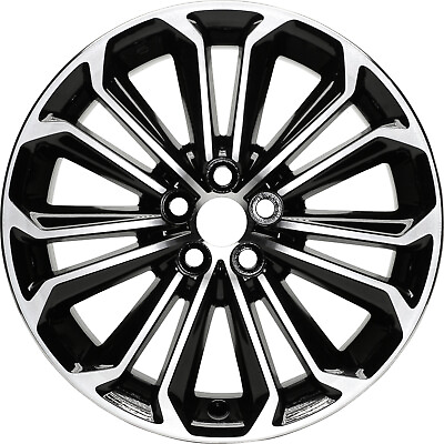 #ad Refurbished Machined and Painted Black Aluminum Wheel 17 x 7 4261102L30 $208.28