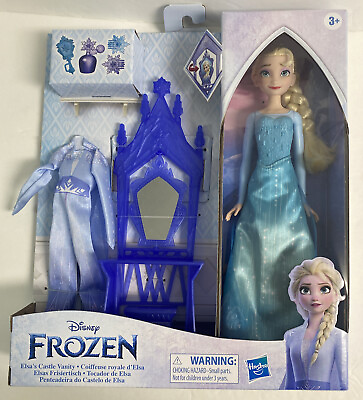 #ad Disneys Frozen Elsa#x27;s Castle Vanity Doll New $19.77
