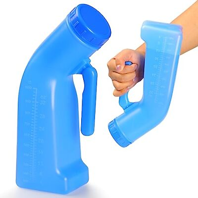 #ad Urinal Bottle Male Urinals Portable Urine Bottle with Screw Lid 1200 ml $14.15