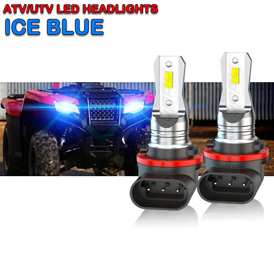 #ad LED Headlight Bulbs 12V 8000k FOR TRX420 TRX500 2014 to 2020 34901 HR3 A21 $18.99