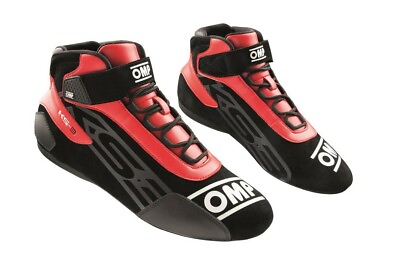 #ad NEW OMP KS 3 Karting Shoes Black Red WORLDWIDE Rally Race GBP 89.47