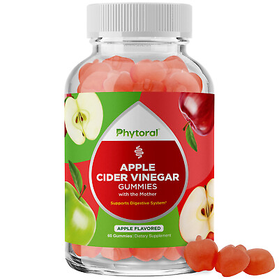 #ad Apple Cider Vinegar Gummies with The Mother for Immune Support and Digestion $9.99