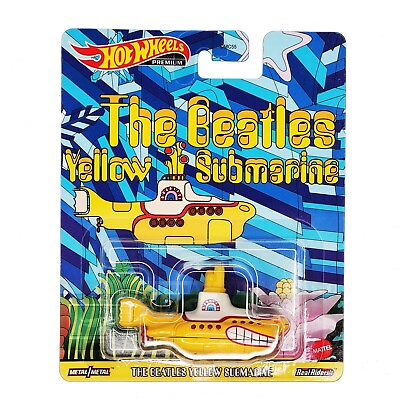 #ad HOT WHEELS The Beatles Yellow Submarine Replica Entertainment HDT50 2021 $6.99