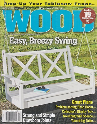 #ad Wood July 2022 Easy Breezy Swing DIY Display Tray Wall Sconce Magazine: Wood $18.80