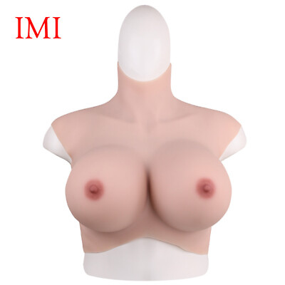 #ad IMI 7th No Oil K Cup Silicone Breast Forms Fake Boobs Drag Queen Crossdresser $169.99
