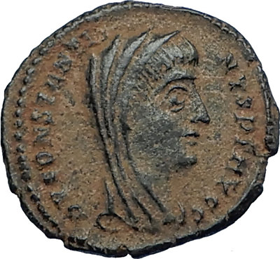 #ad Divus Saint CONSTANTINE I the GREAT 347AD Authentic Ancient Roman Coin i68038 $133.65