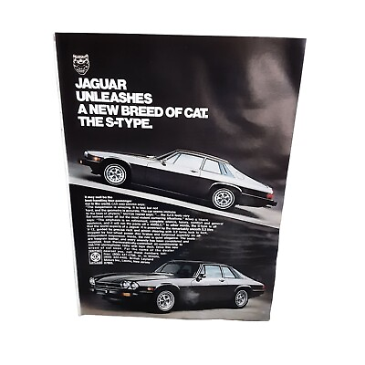 #ad 1976 Jaguar XJS Car Original Ad Vintage $7.99