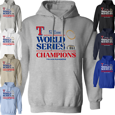 #ad Rangers Champs Texas Rangers 2023 World Series Champions Hoodie Adult Kids Sizes $43.00