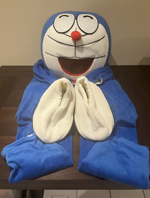 #ad Doraemon Mascot Costume Adults Party Dress Fancy Cosplay Anime pre owned C $160.00