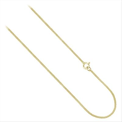 #ad Gold Tone over Sterling Silver Italian 1mm Square Snake Chain Necklace 30 Inches $19.99