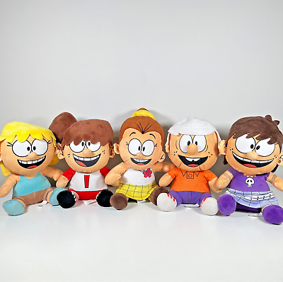 #ad Nickelodeon The Loud House Lot of 5 Character 10quot; Stuffed Plush $89.95