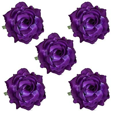#ad 5 Pcs Big Rose Flower Hair Clips Brooch Pins Accessories for Women Girl Brida... $17.75