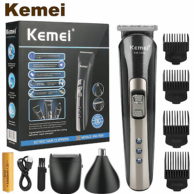 #ad Kemei Professional Hair Clippers Cordless Trimmer Beard Cutting Machine Barber $10.78