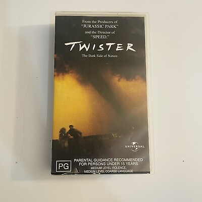 #ad Twister VHS Action Thriller Video Tape 1996 Free Post AU $25.00