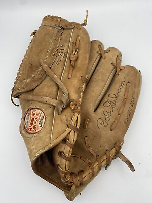 Vintage Spalding Baseball Glove Bob Gibson Advisory Staff 42 3215 10.5 Inch $27.97