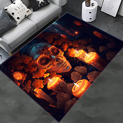 #ad AI Generated Fantasy Skull Ornament Skull Rug Creative Skull Rug $99.00