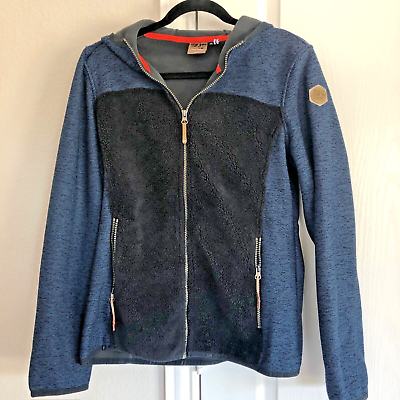 #ad EP Finnish Trademark Zip Up Sweater European Brand Jacket Blue Size XL Unisex $37.99