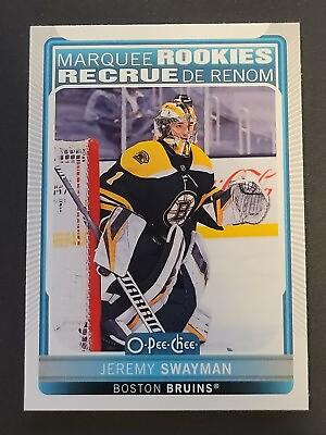 #ad 2021 22 O PEE CHEE OPC Marquee Rookie Short print #525 Jeremy Swayman RC Bruins $11.99