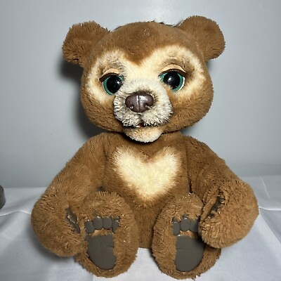 #ad FurReal Cubby The Curious Bear 18quot; Interactive Animatronic Talking Plush WORKS $29.99