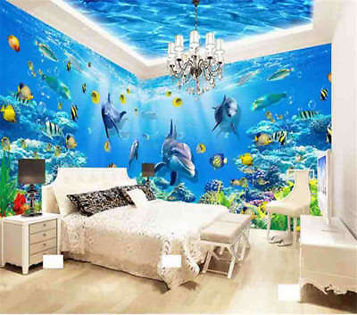 #ad Friendly Sea Elf 3D Full Wall Mural Photo Wallpaper Printing Home Kids Decor AU $349.99
