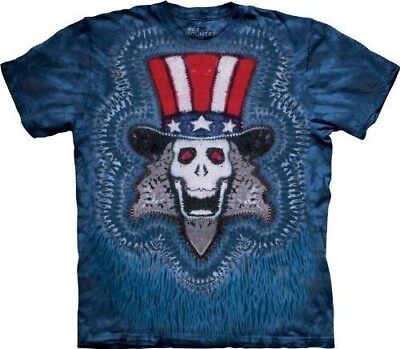 #ad The Mountain Adult Cotton T Shirt Uncle Sam Tie Dye $14.00