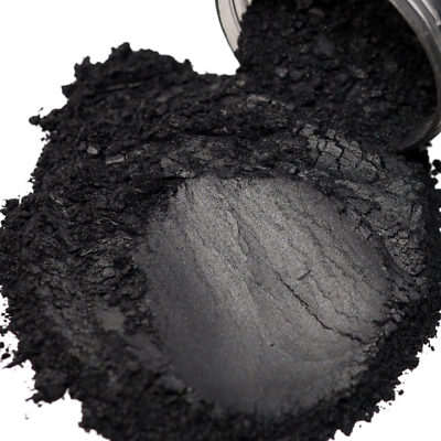 #ad FIREDOTS Pearl Black Mica Powder 100grams Cosmetic Grade Epoxy Resin Pigment $17.99