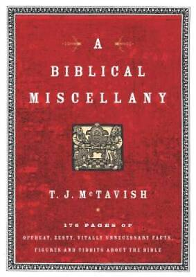 #ad A Biblical Miscellany: 176 Pages of Offbeat Zesty Vitally Unnecessary F GOOD $4.57